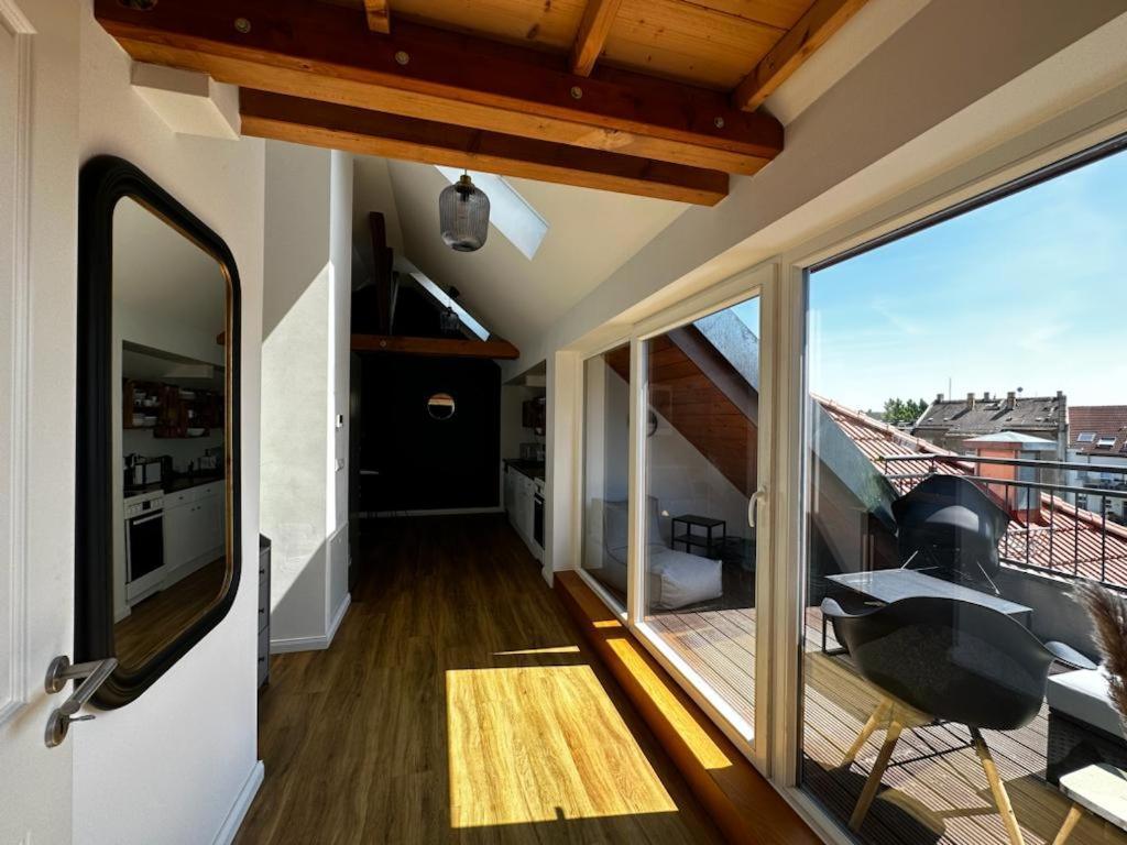 Nr 14 - Hochwertiges 3 Zimmer Maisonette Appartment Mit Grosszugigen Wohnbereich Und Balkon Leipzig Exterior foto